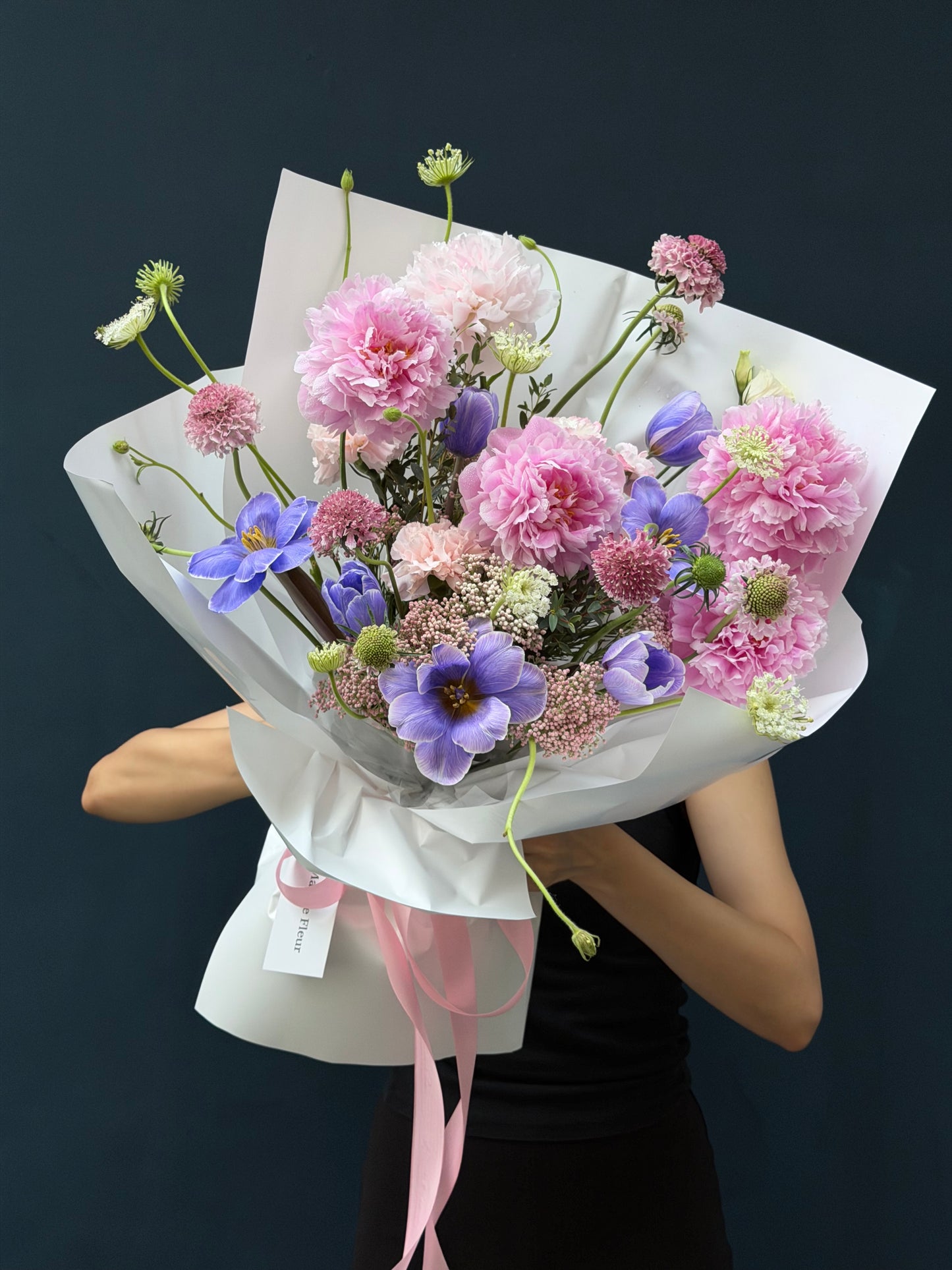 A romantic blooming bouquet