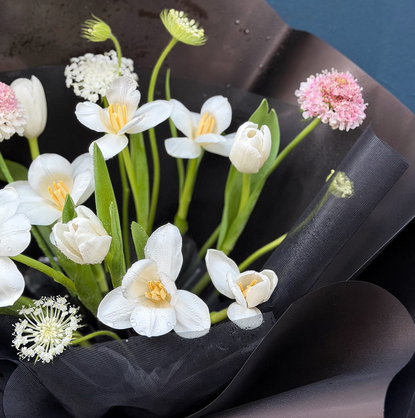A cute tulip bouquet
